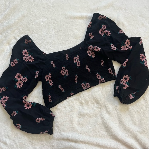 Wild Fable Floral Crop Top - Picture 2 of 10